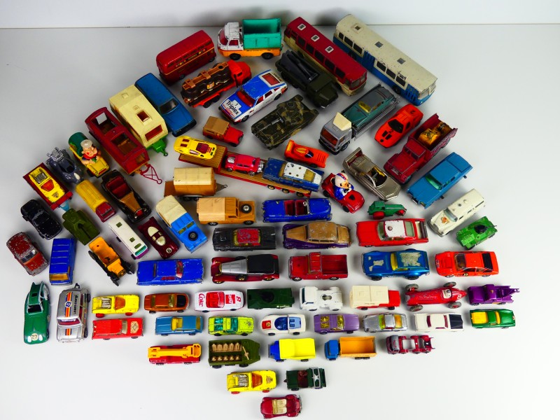 Vintage lot van gemengde autotjes - Corgi