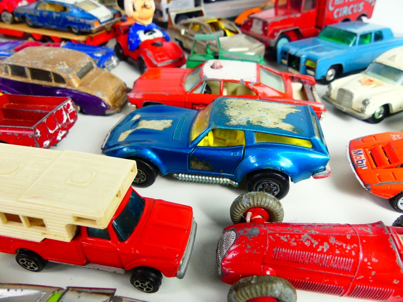 Vintage lot van gemengde autotjes - Corgi