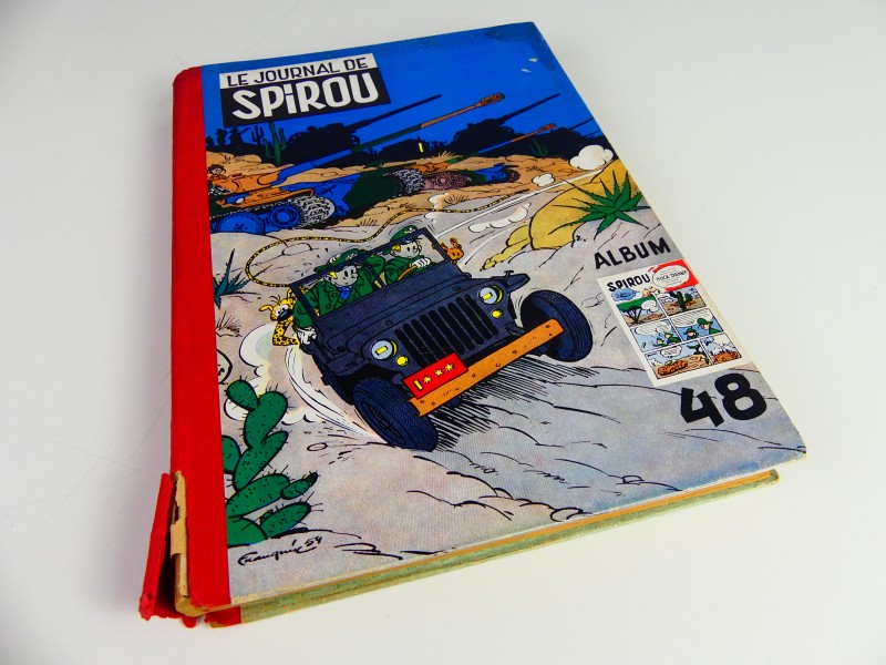 3 verzamelalbums van Spirou 'album du journal' # 48, 105, 106