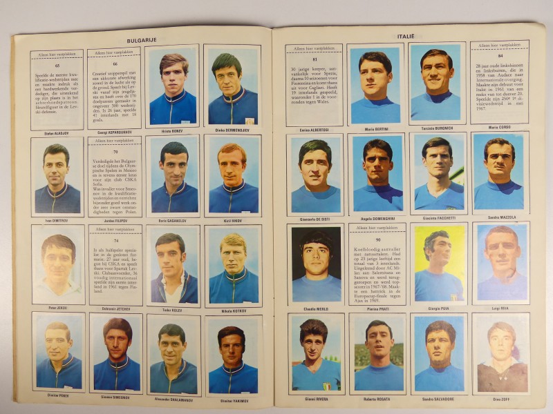 Lot - Voetbal kaarten en chromoalbums