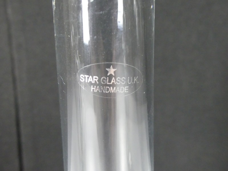 2 glazen kannen van Star Glass uit UK