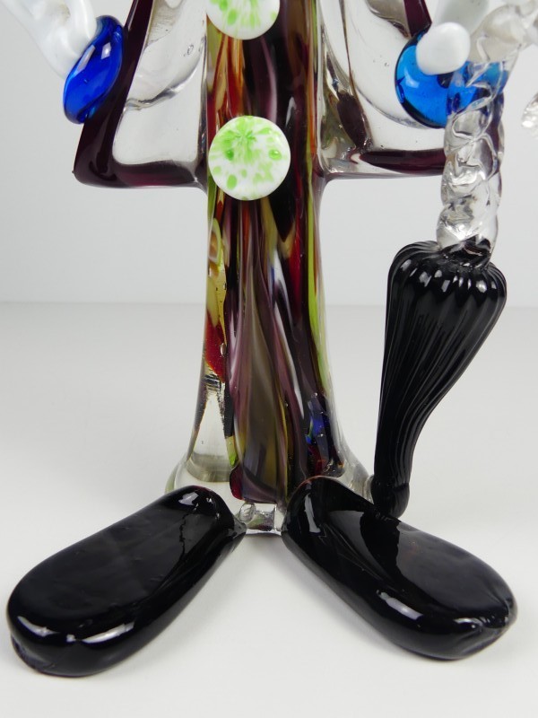 Clown glazen beeldje - Murano Stijl