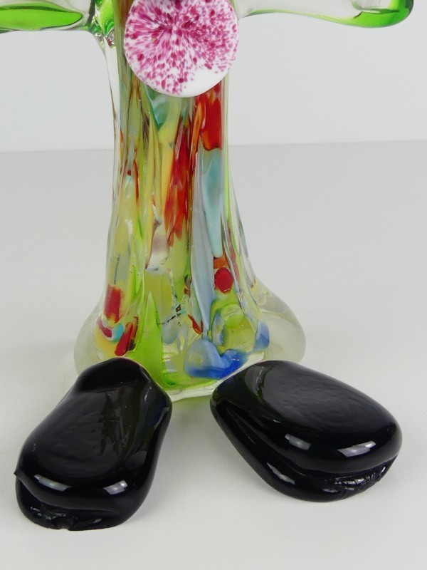 Clown glazen beeldje - Murano Stijl (2)