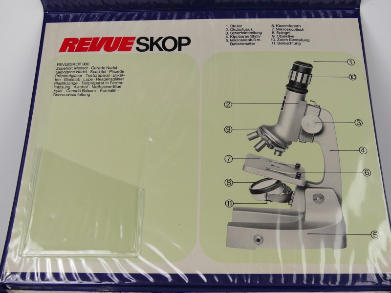 Microscoop Reveuskop 1200 50-1200X in Koffer