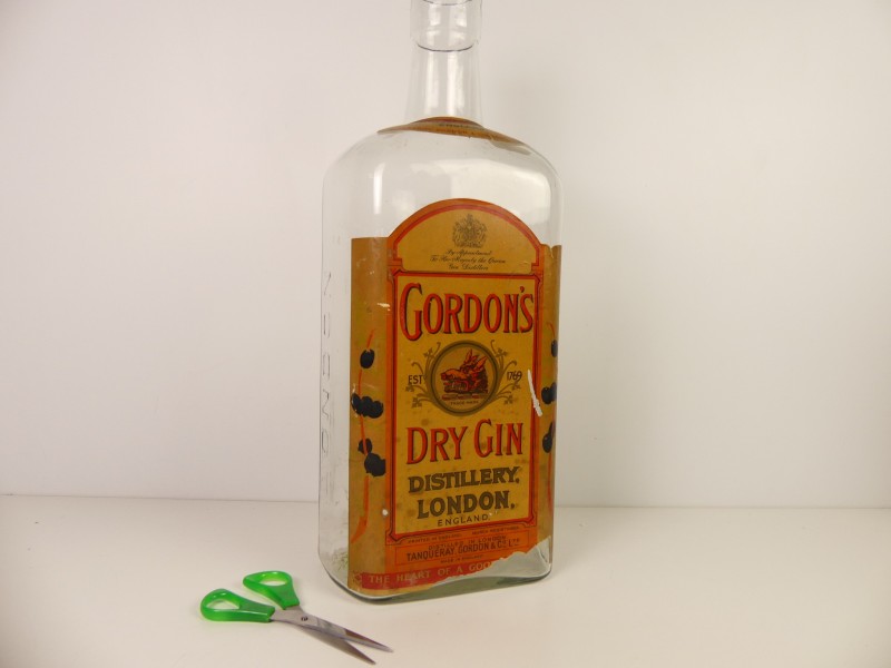 Decoratie of verzamelobject - Gordon's Dry Gin fles