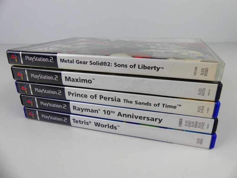 5x Playstation 2 spelletjes