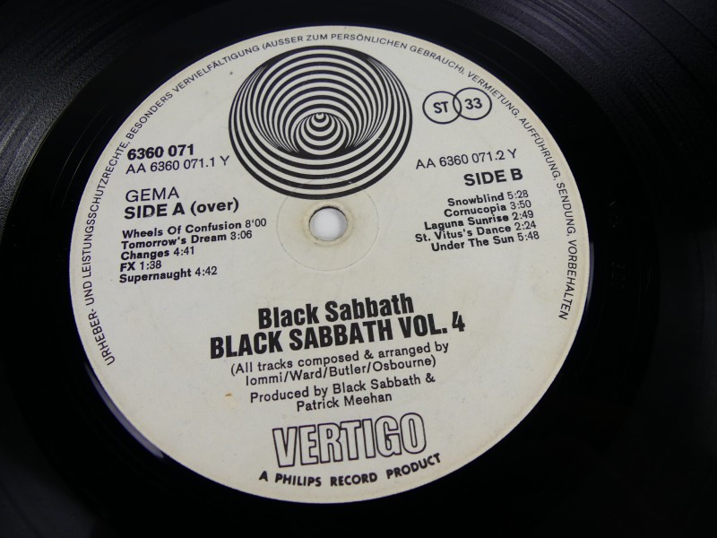 Black Sabbath LP - Vol. 4