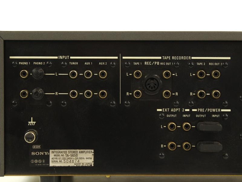 Sony TA-5650 - Integrated Stereo Amplifier