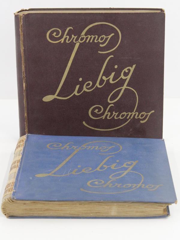 2 Liebig Chromos boeken (466 plaatjes)