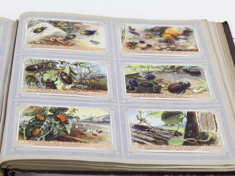 2 Liebig Chromos boeken (466 plaatjes)