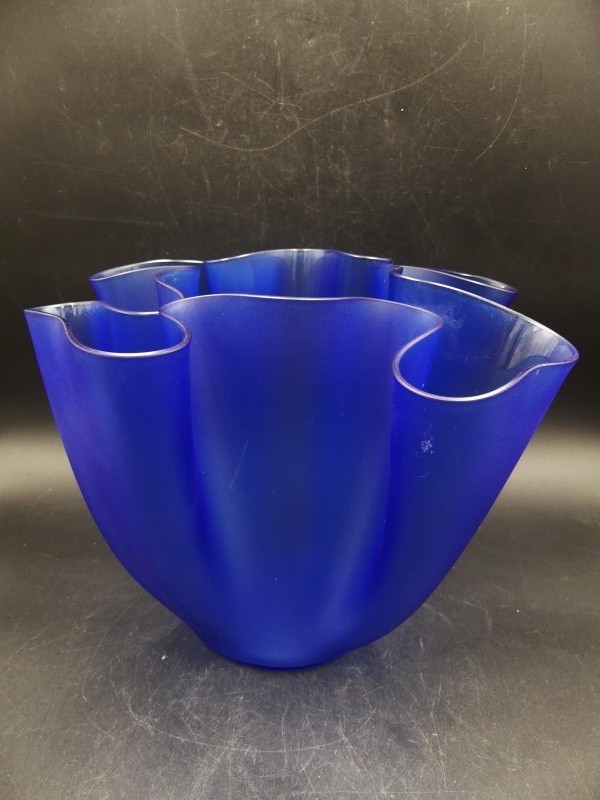 Blauwe Murano vaas