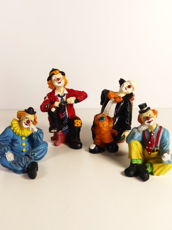 Lot vintage clowns