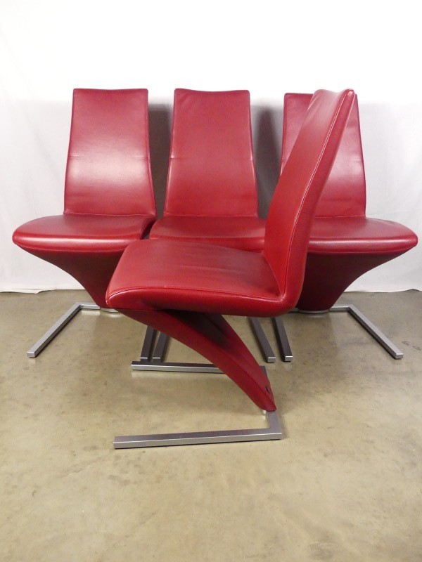 4 Rolf Benz Stoelen - LOT 2