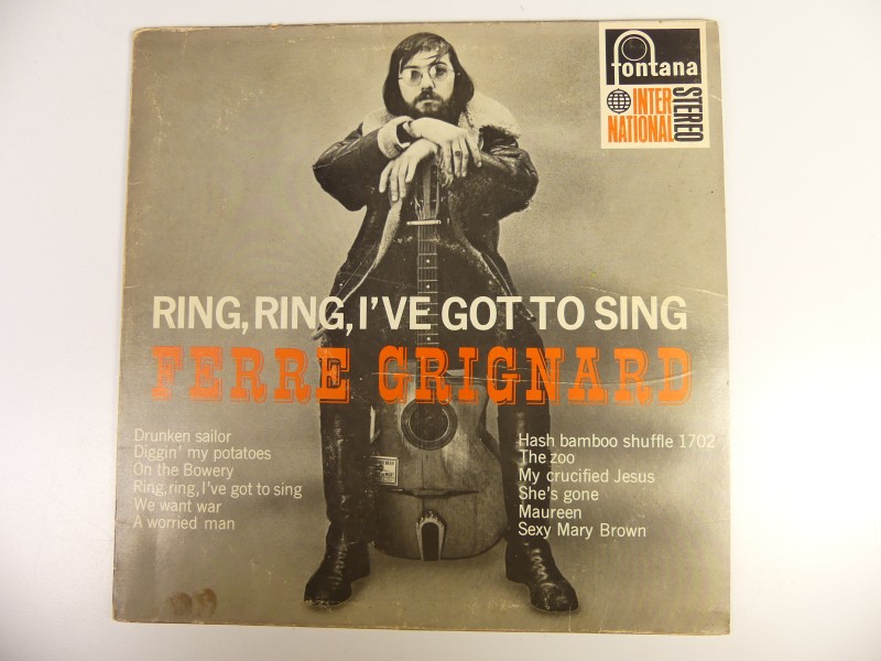 LP - Ferre Grignard – Ring, Ring, I've Got To Sing