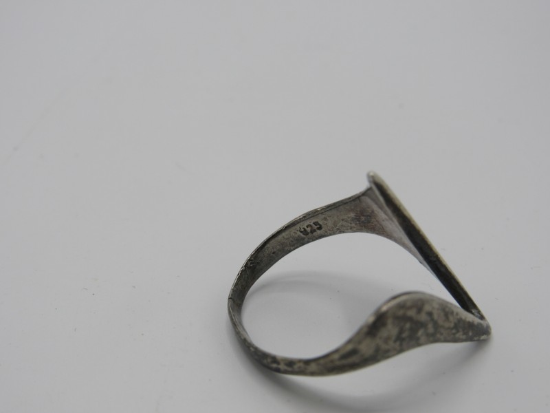 Ring "grote zigzag" - 925