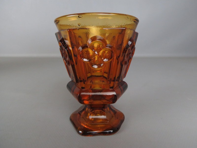 4 delig amberglas servies