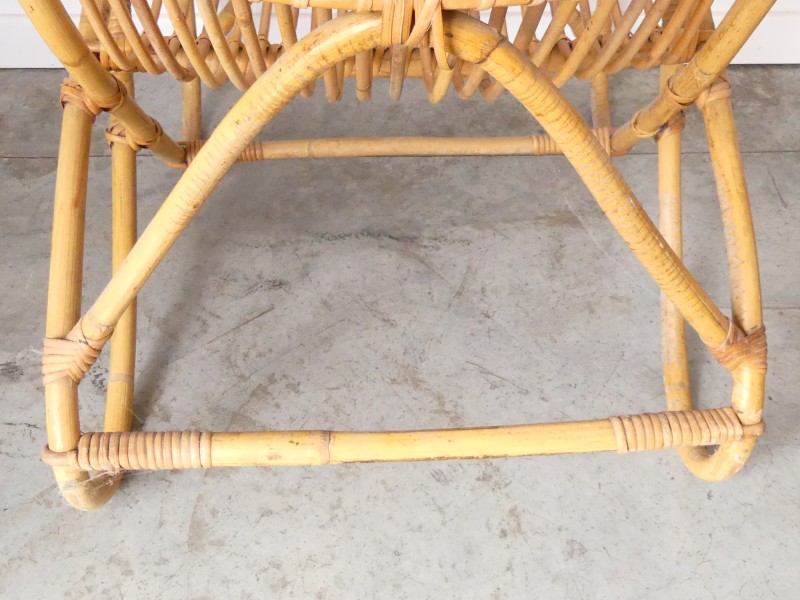 Vintage Rotan Fauteuil