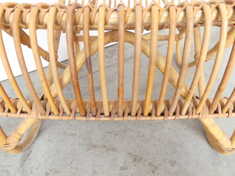 Vintage Rotan Fauteuil