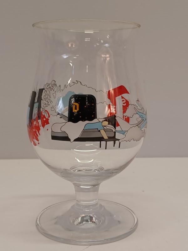 Vijf verschillende Duvel glazen