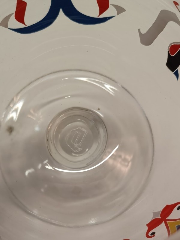 Vijf verschillende Duvel glazen.