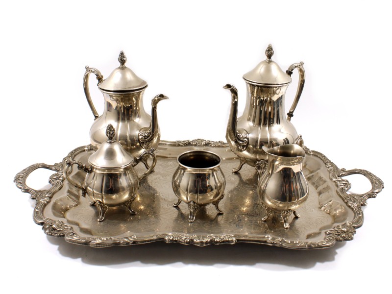 Sheridan Taunton Silversmiths Thee & Koffie set