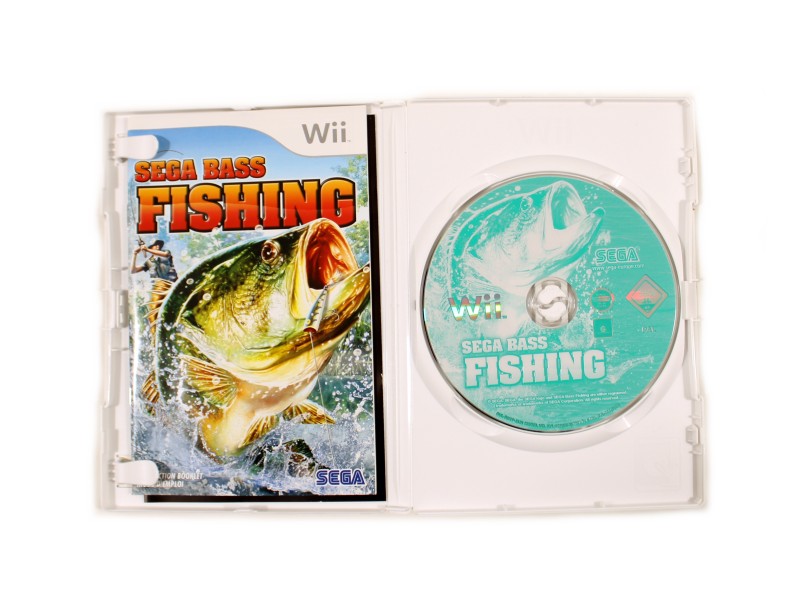 Wii Sega Bass Fishing met Vishengel