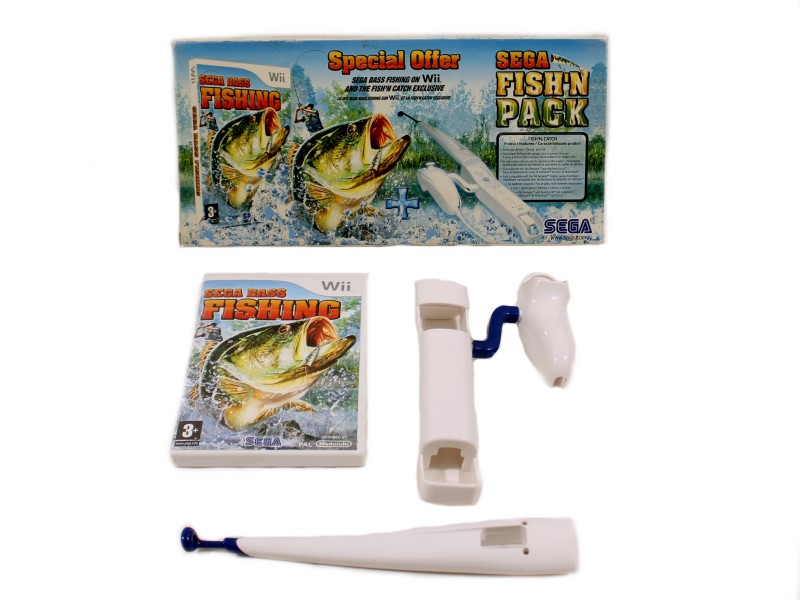 Wii Sega Bass Fishing met Vishengel