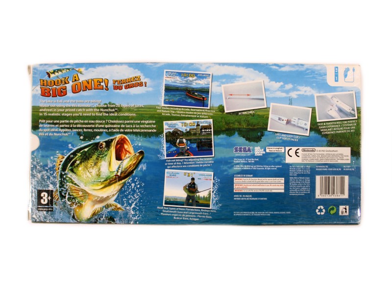 Wii Sega Bass Fishing met Vishengel