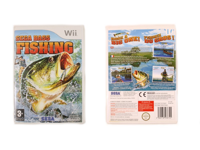 Wii Sega Bass Fishing met Vishengel