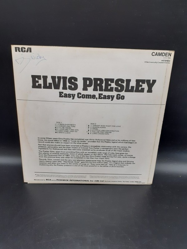 15 LP's Elvis Presley