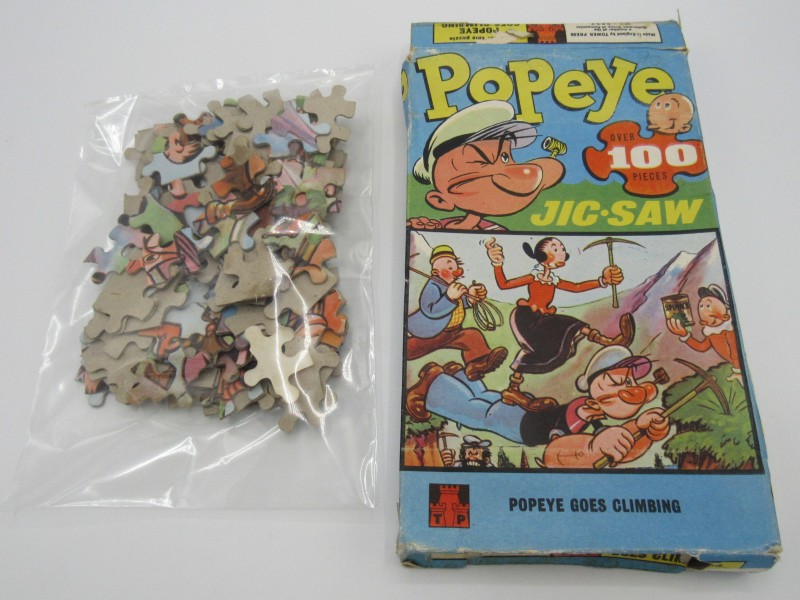 Vintage Popeye puzzels ( 2 stuks )