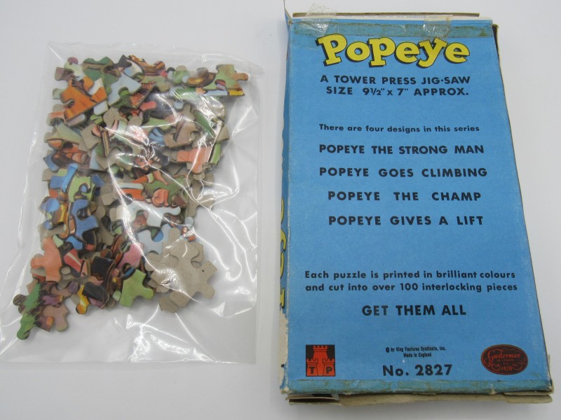 Vintage Popeye puzzels ( 2 stuks )