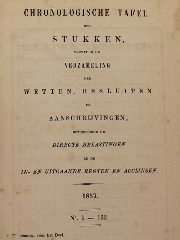 Vier antieke Nederlandse wetboeken - begin negentiende eeuw