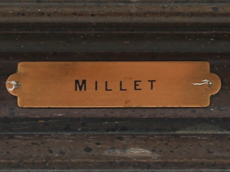 Vintage schilderij 'Arenleessters' - J.F. Millet