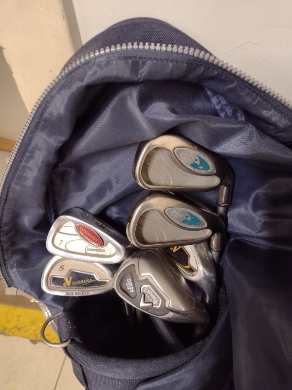 Golfzakken & golfclubs