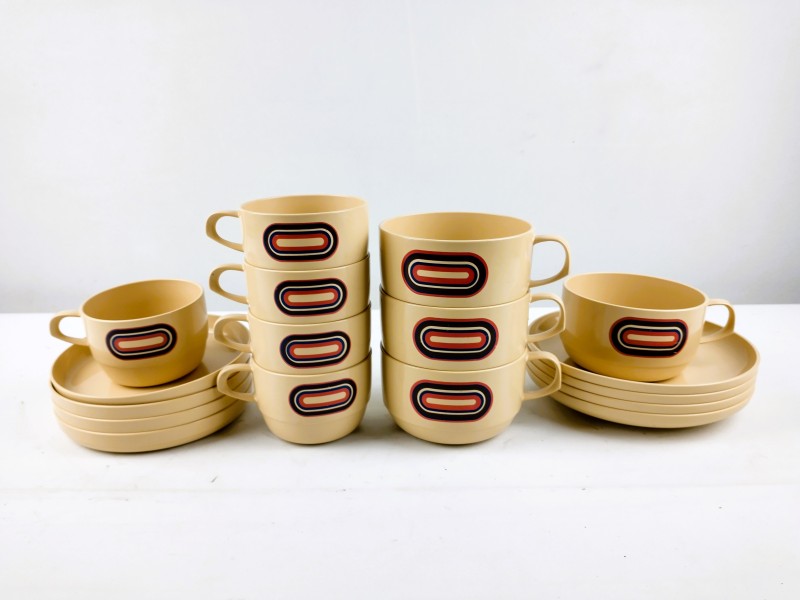 Mepal Rosti 70's design Koen de Winter servies