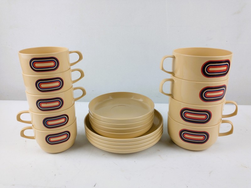 Mepal Rosti 70's design Koen de Winter servies