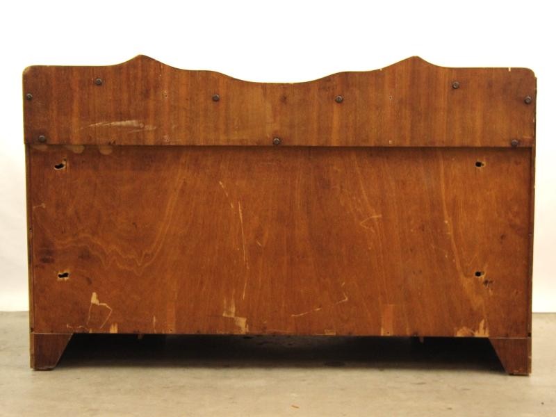 Antieke kaptafel/dressoir met originele spiegel - art deco - jaren '20-'30