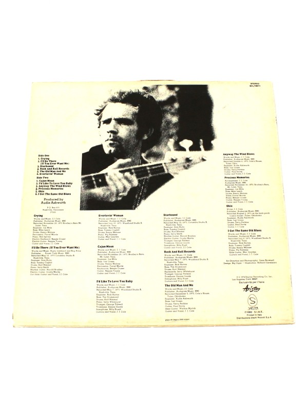 Vintage 12″ LP 'Okie' - J. J. Cale