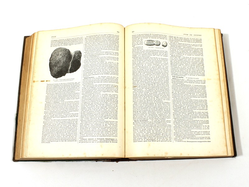 Antiek boek 'Larousse médical illustré'