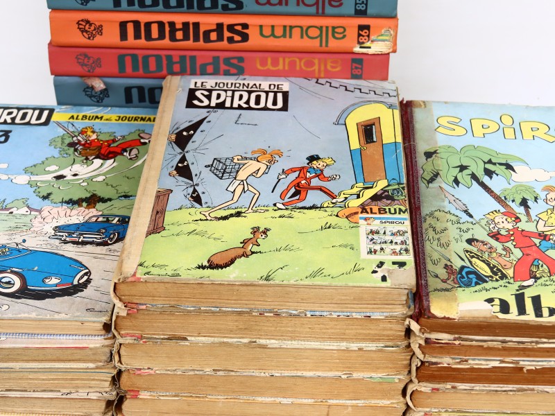 Zeer groot lot SPIROU stripweekbladen - 1949