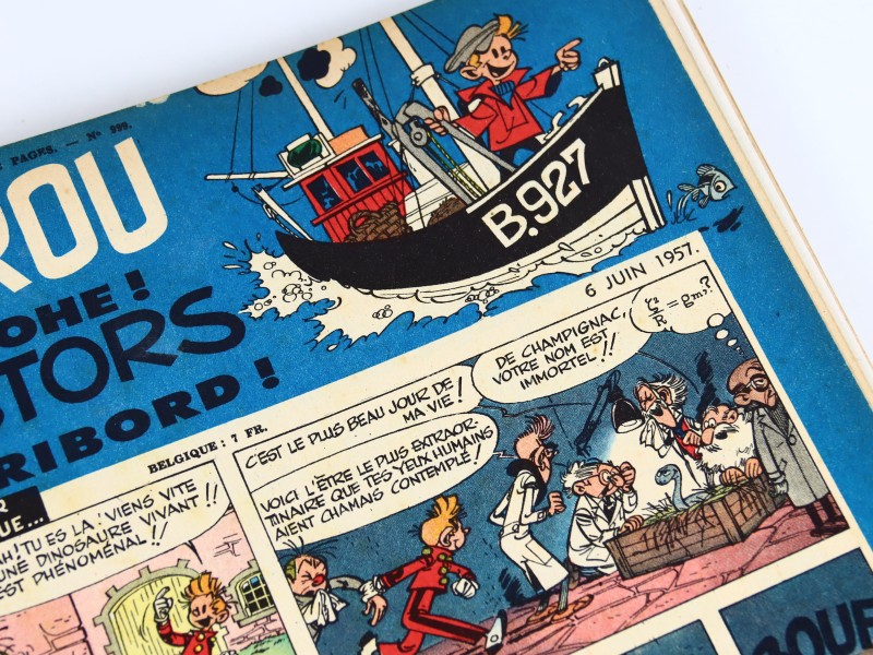 Zeer groot lot SPIROU stripweekbladen - 1949