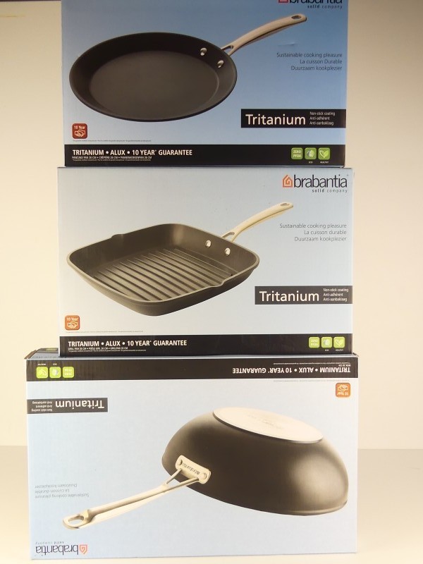 Brabantia wok- en grillpannenset in doos