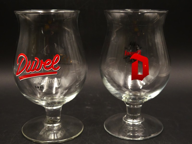 Lot Duvel ART glazen