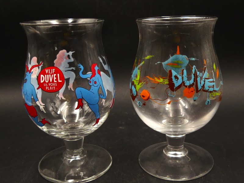 Lot Duvel ART glazen