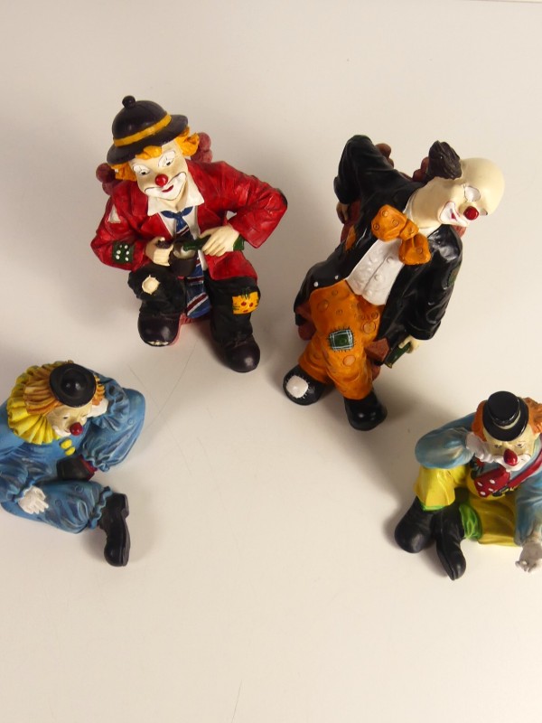 Lot vintage clowns