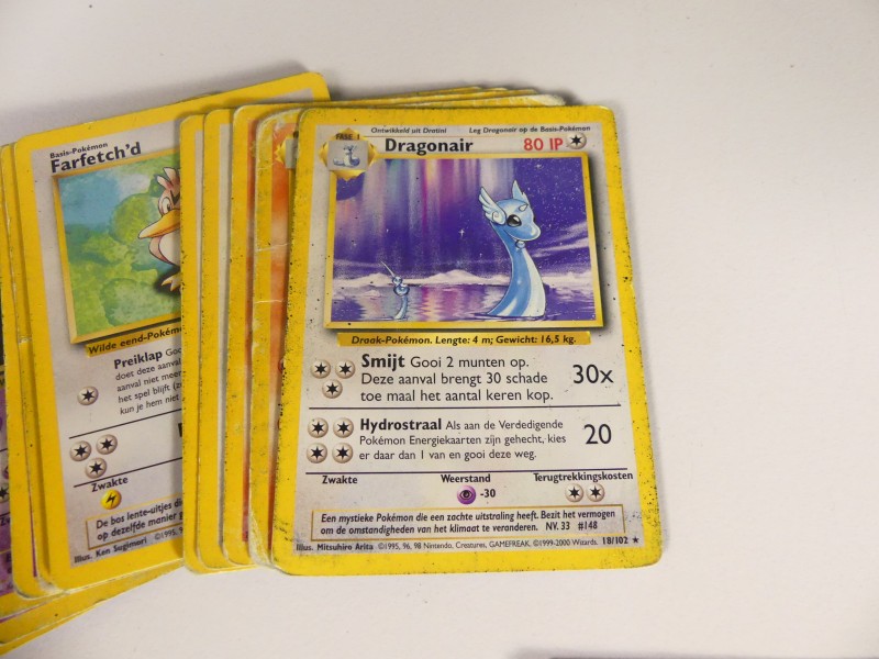 Pokémon BASE SET kaarten