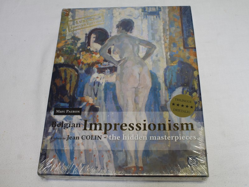 Boek "Belgian Impressionism, a tribute to Jean Colin, the hidden masterpieces" van Marc Pairon. Luxury Limited Edition (Art. 1145)