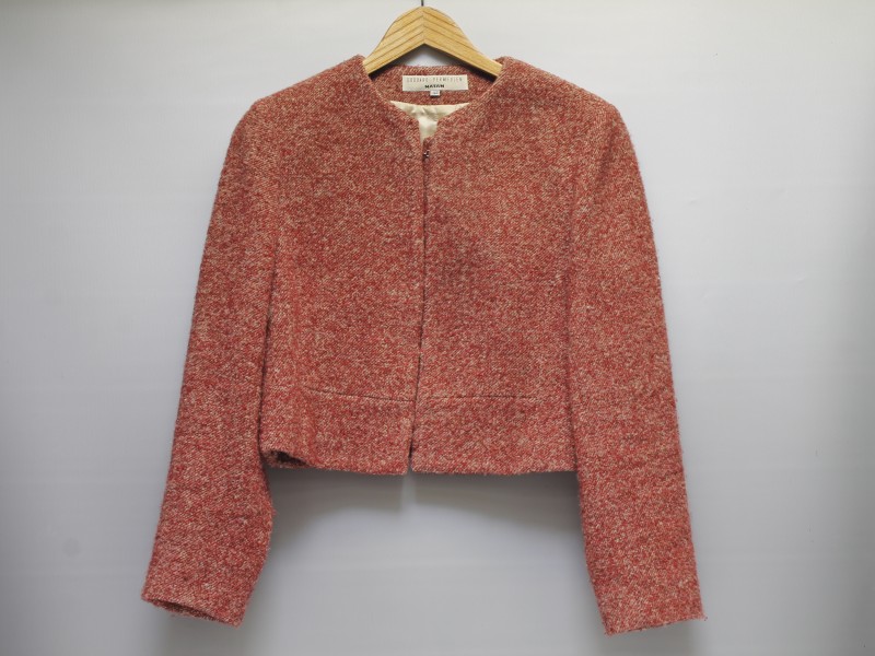 Wollen tweed jacket "Edouard Vermeulen Natan" maat 42 (Art. 1158)