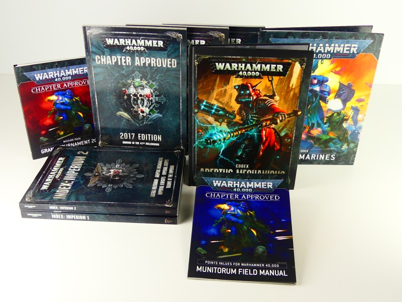 Games: Warhammer 40,000 - lot van 10 boeken